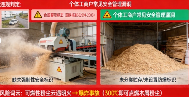 安全警示标志缺失，罚款1万元！这家全屋定制厂因粉尘爆炸隐患被查处(图2)